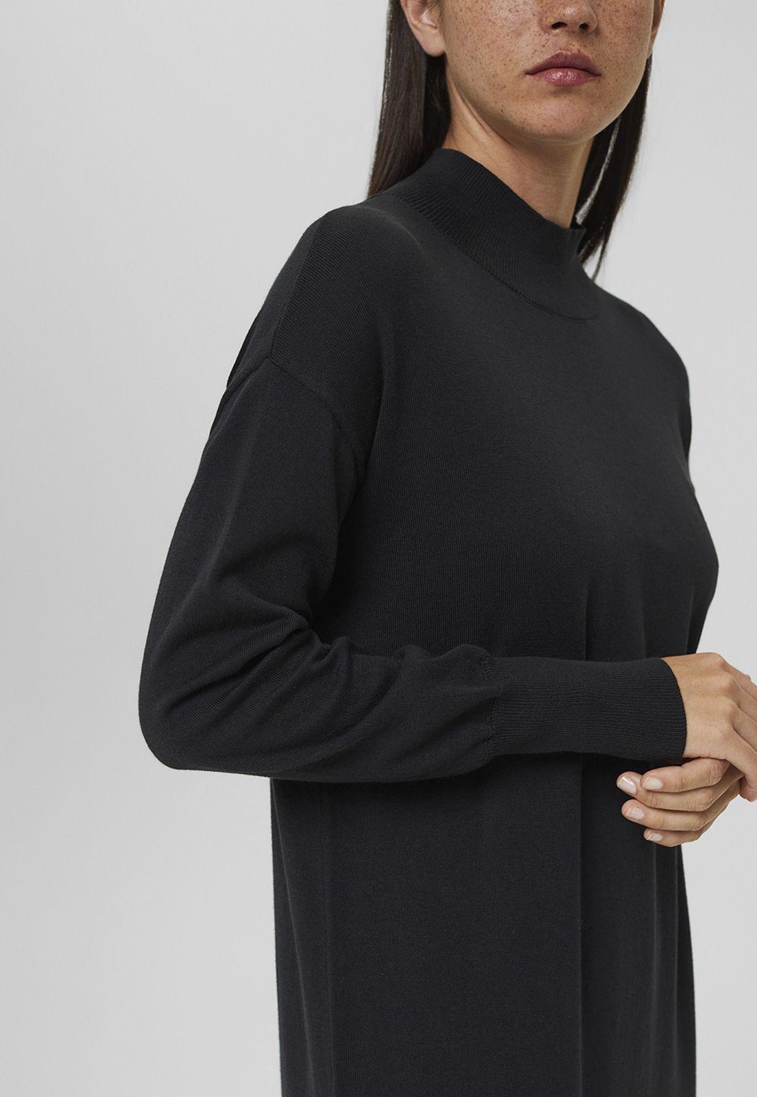 Vestido Midi Manga Larga Liso Esprit-2