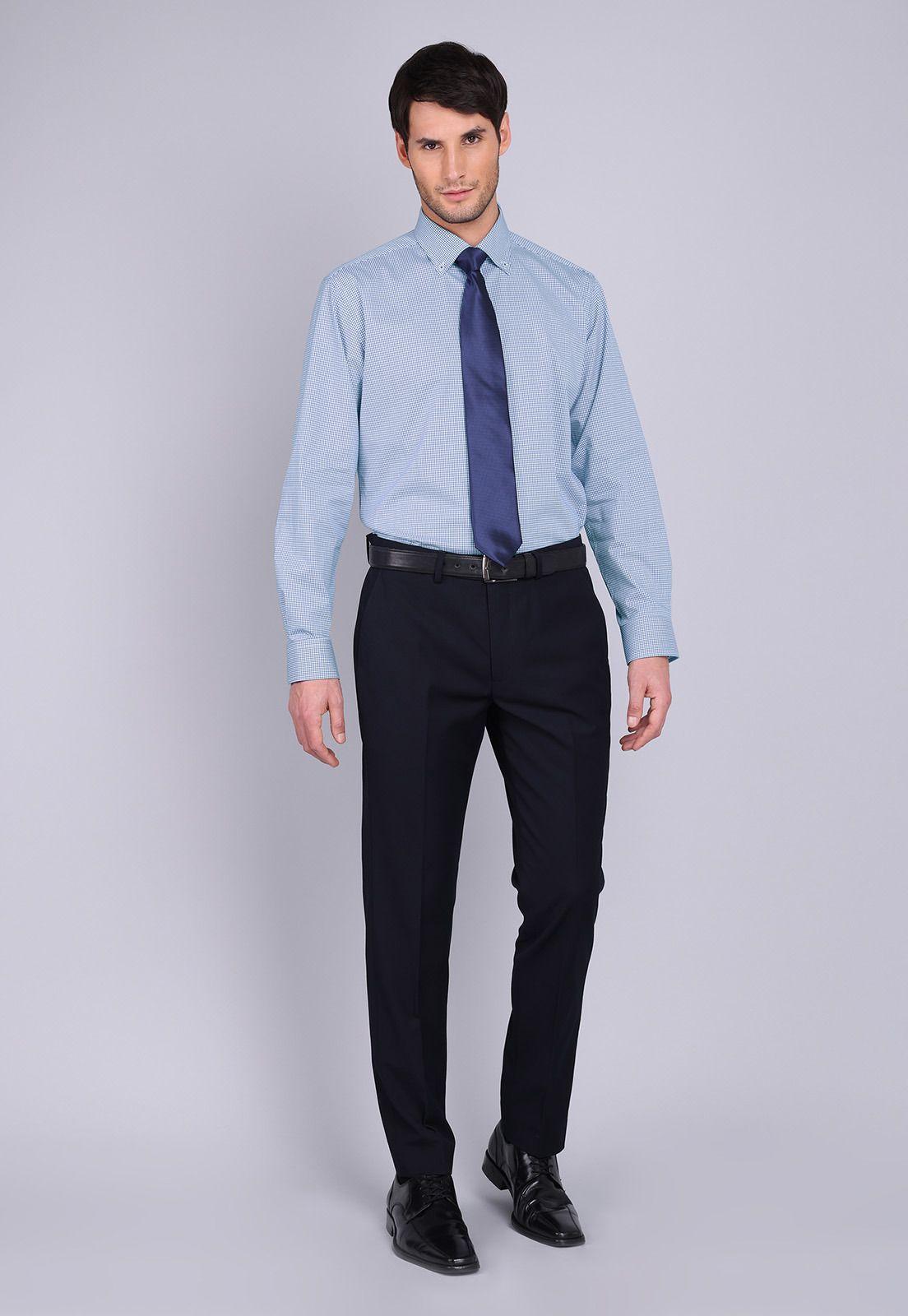 Camisa Formal Cuadros Spandex Arrow-4