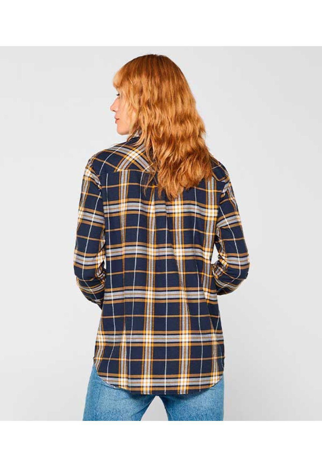 Blusa de franela, 100% algodón-2