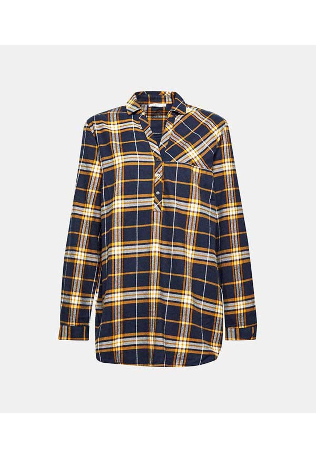 Blusa de franela, 100% algodón-3