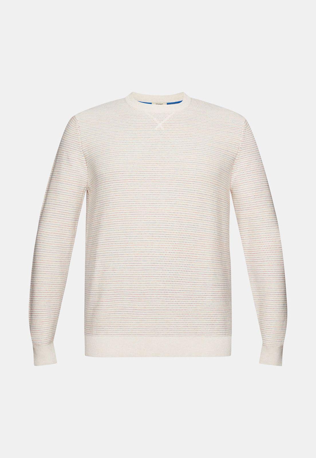Sweater De Algodón Ecológico Esprit  Azul marino-2