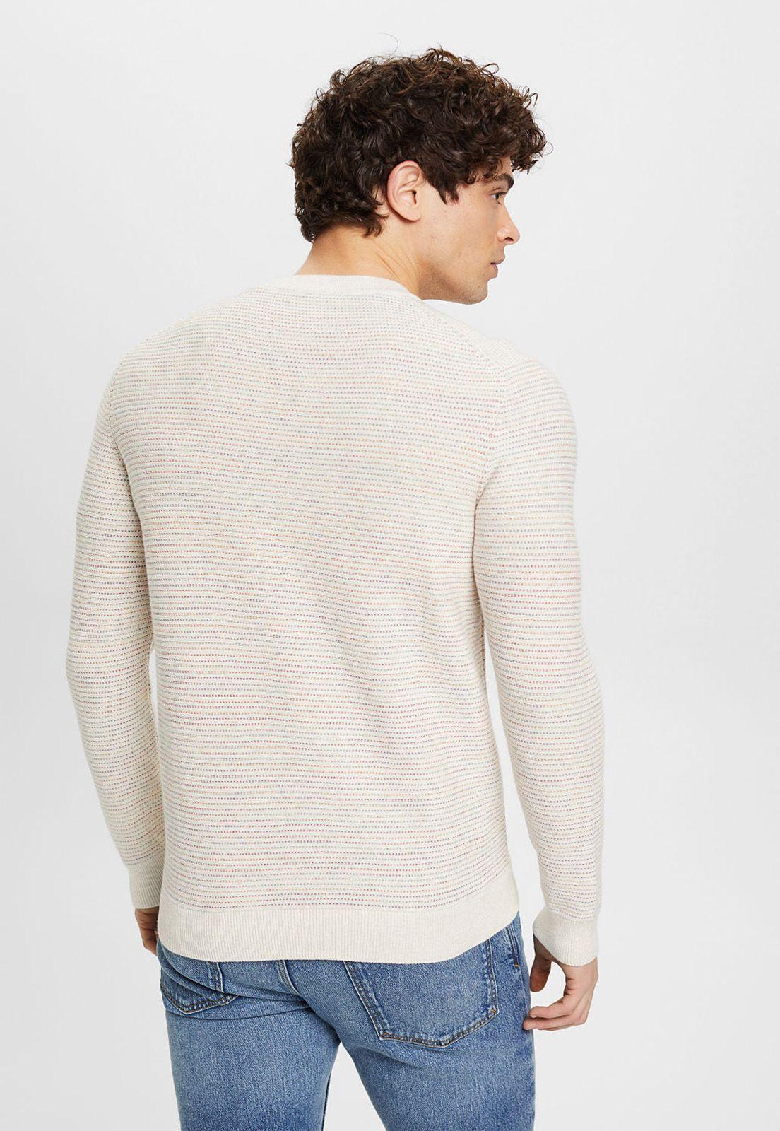Sweater De Algodón Ecológico Esprit  Azul marino-1