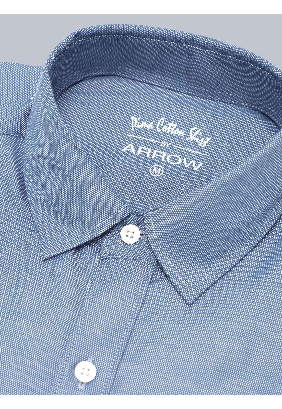 Camisa Fantasía Regular Fit Azul Arrow CM33064AZ-4