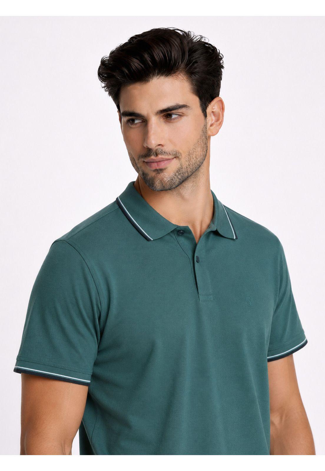 Polera Pique Regular Fit Verde Piero Butti PBDVK51VE-2