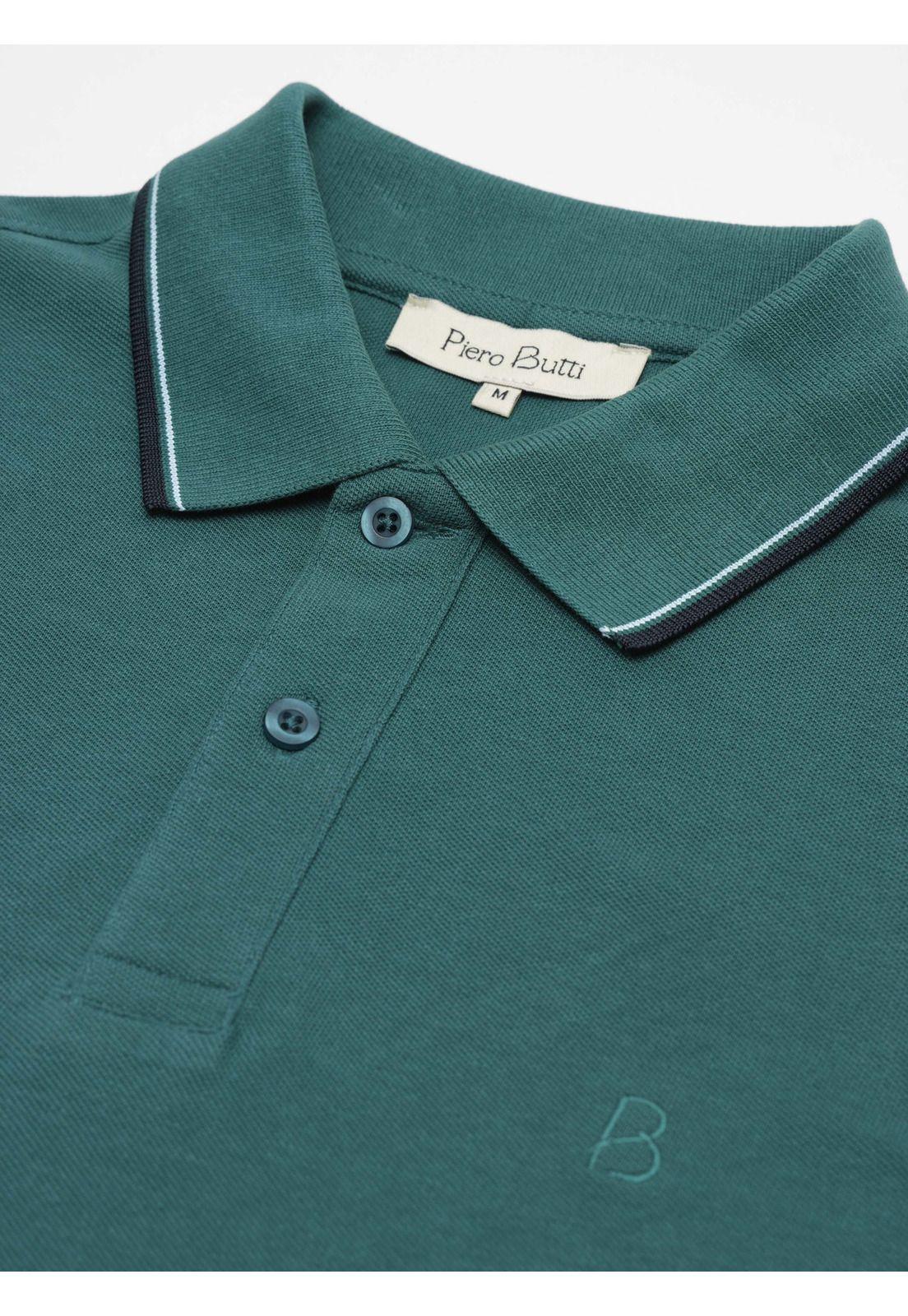 Polera Pique Regular Fit Verde Piero Butti PBDVK51VE-4