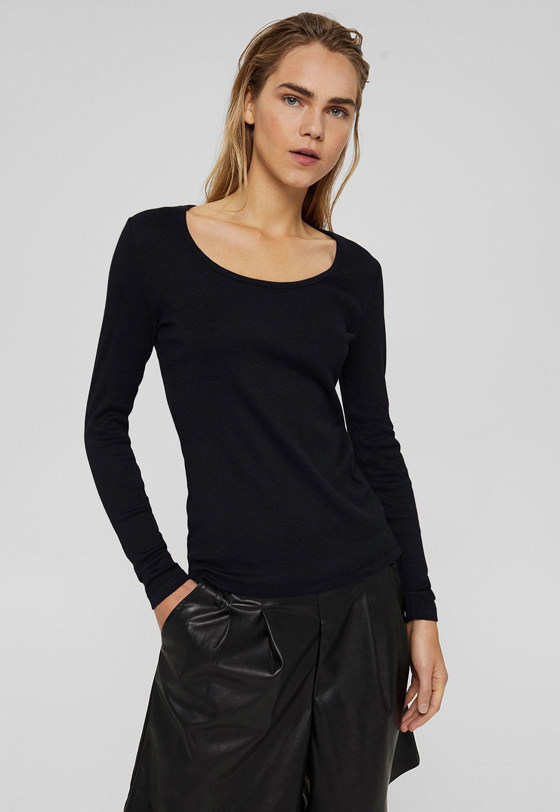 Polera mujer manga larga Esprit-0