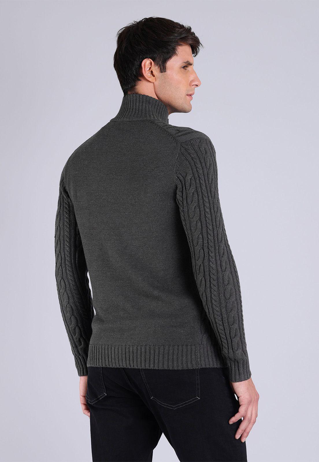 Sweater De Cuello Alto Hombre Esprit 093EE2I309-1