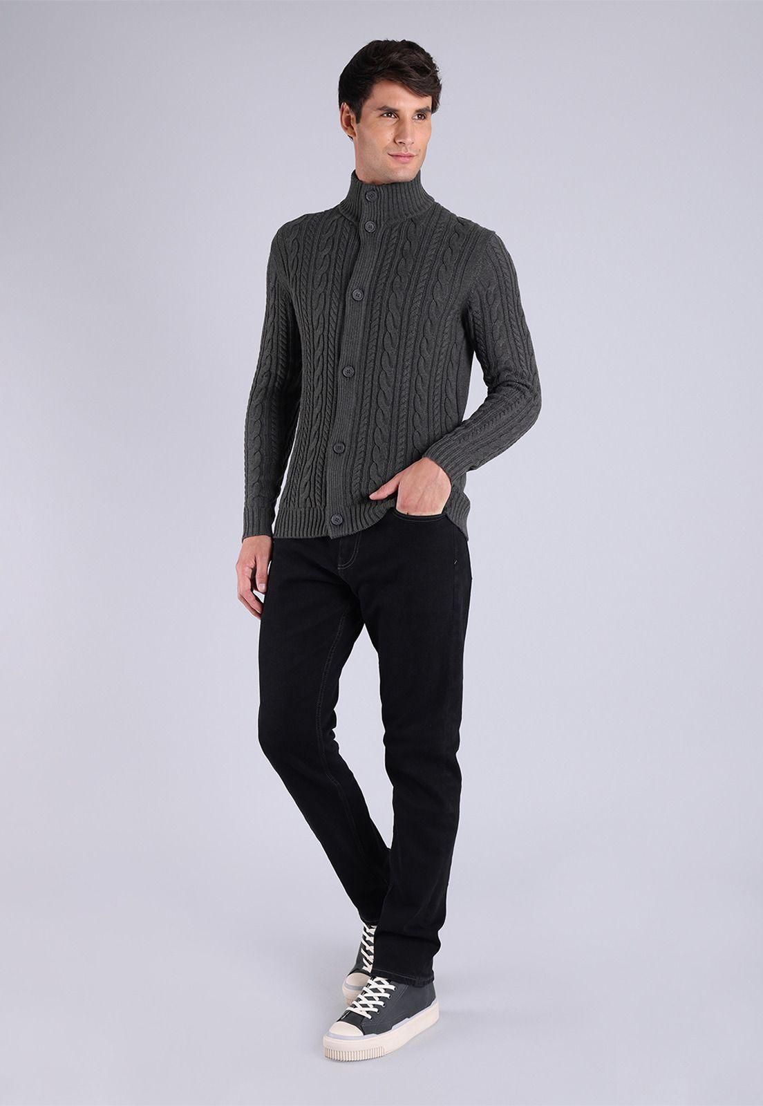 Sweater De Cuello Alto Hombre Esprit 093EE2I309-3