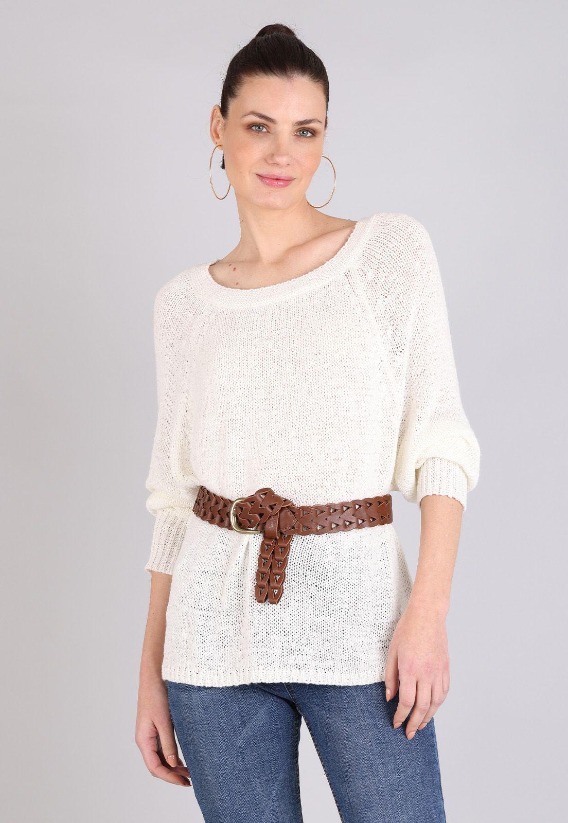 Sweater Cuello Redondo Mujer Soviet-0