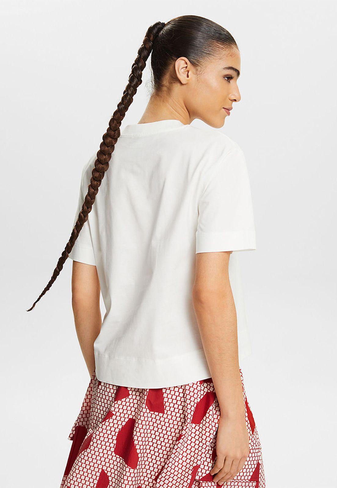 Polera De Algodón Mujer Esprit 034EE1K322-1