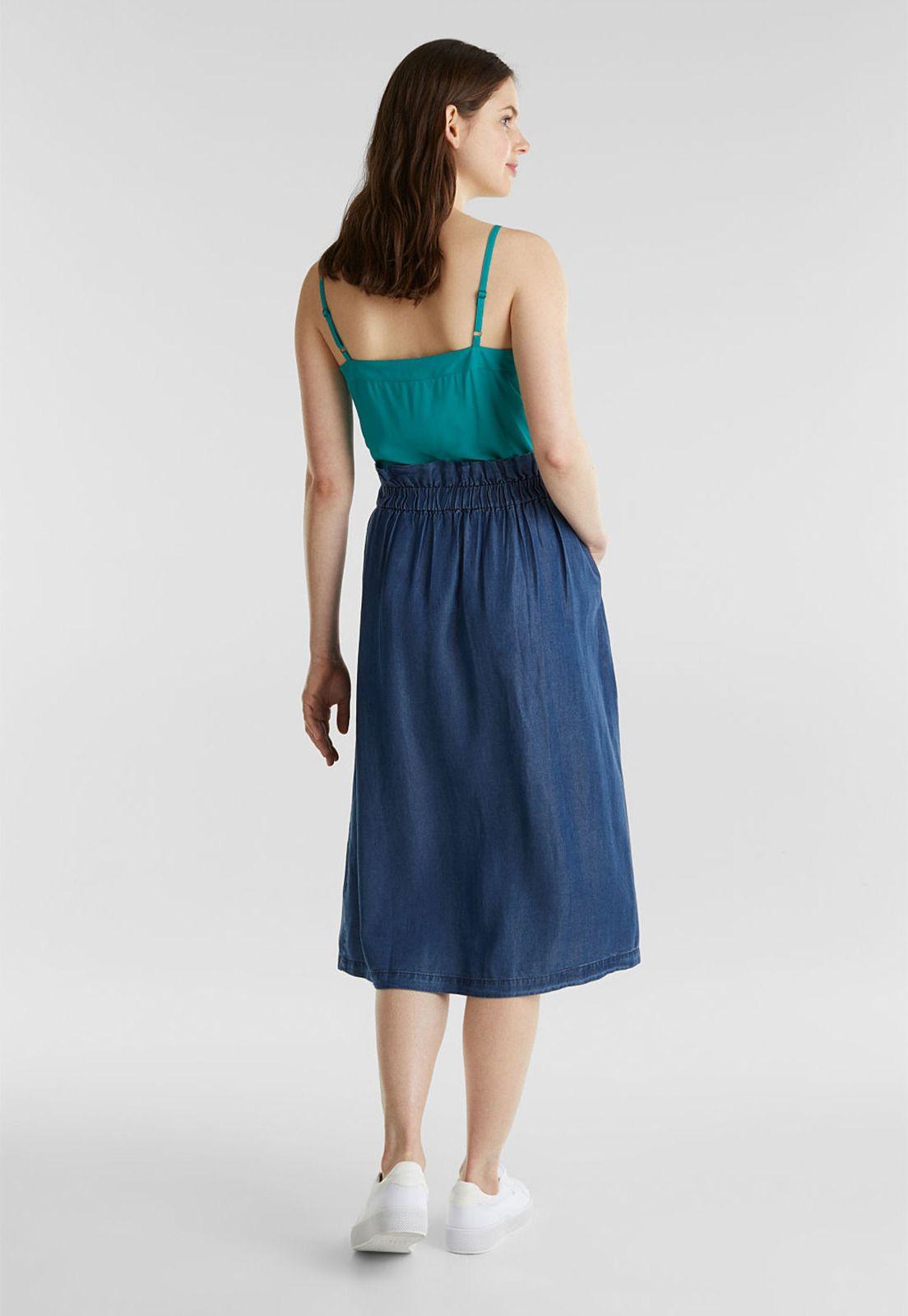 En TENCEL™: falda paperbag-1