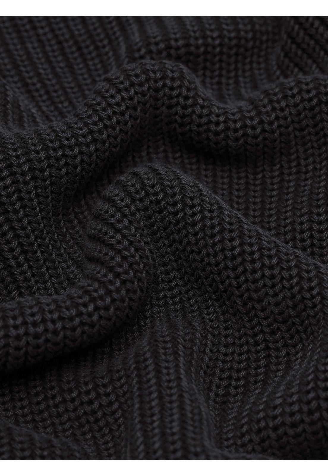 Sweater Stone Wash Regular Fit Negro Arrow SW33076NE-5