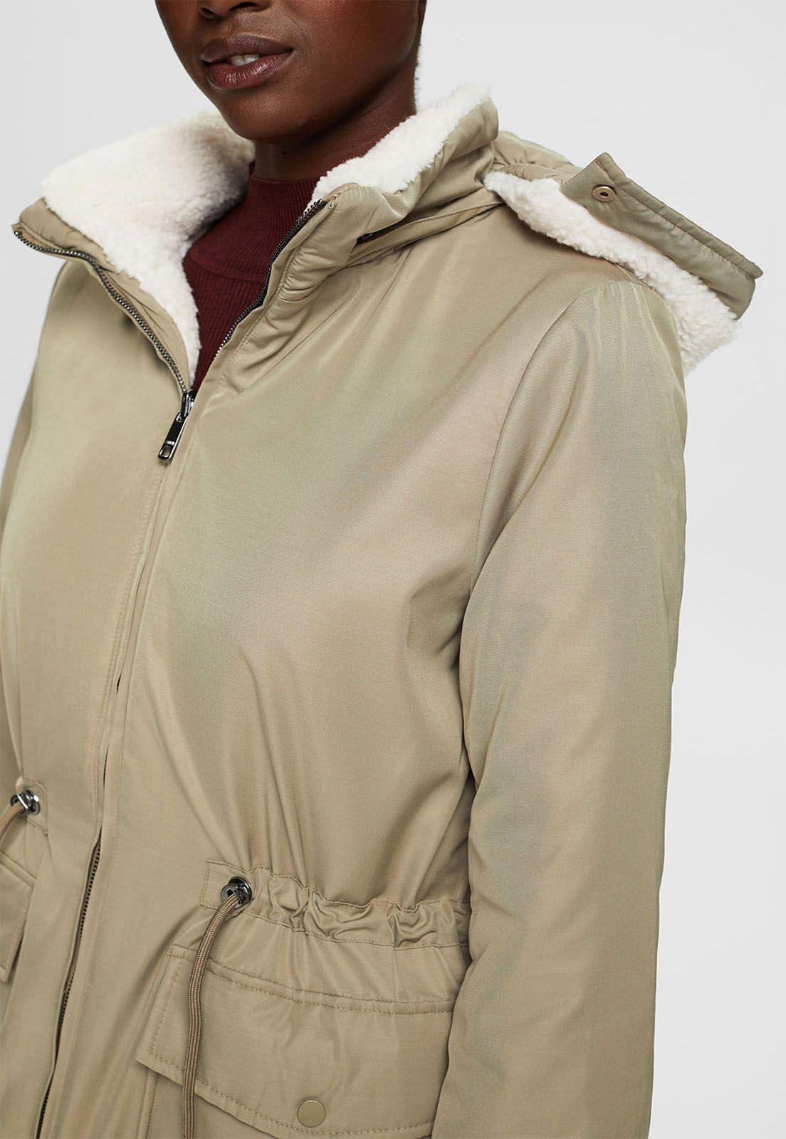 Abrigo Impermeable Con Capucha Mujer Esprit-2