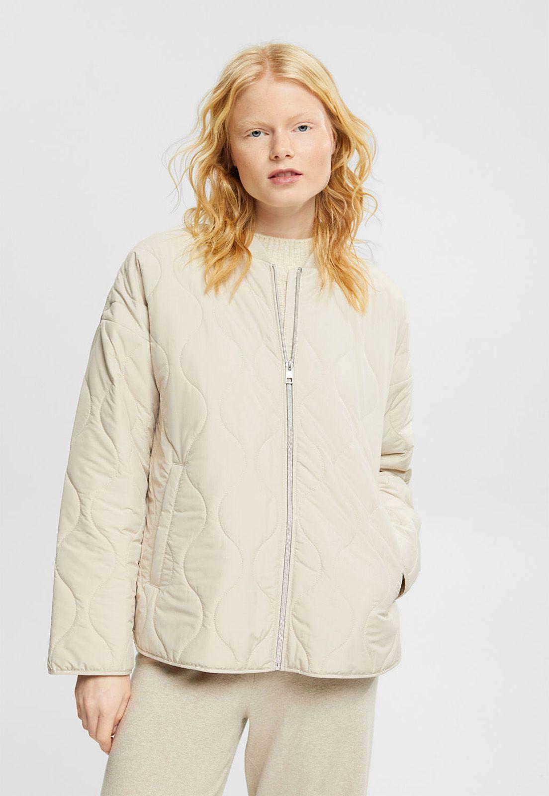 Chaqueta Acolchada Ligera Mujer Esprit Azul marino-0