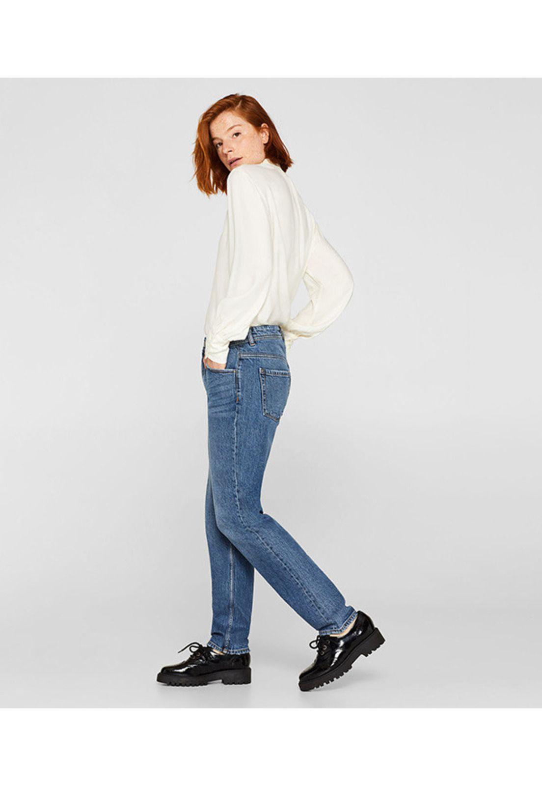 Jeans con cintura alta-4