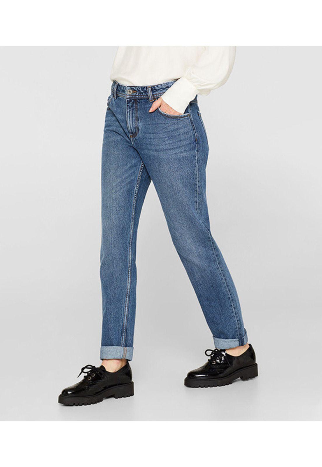 Jeans con cintura alta-5