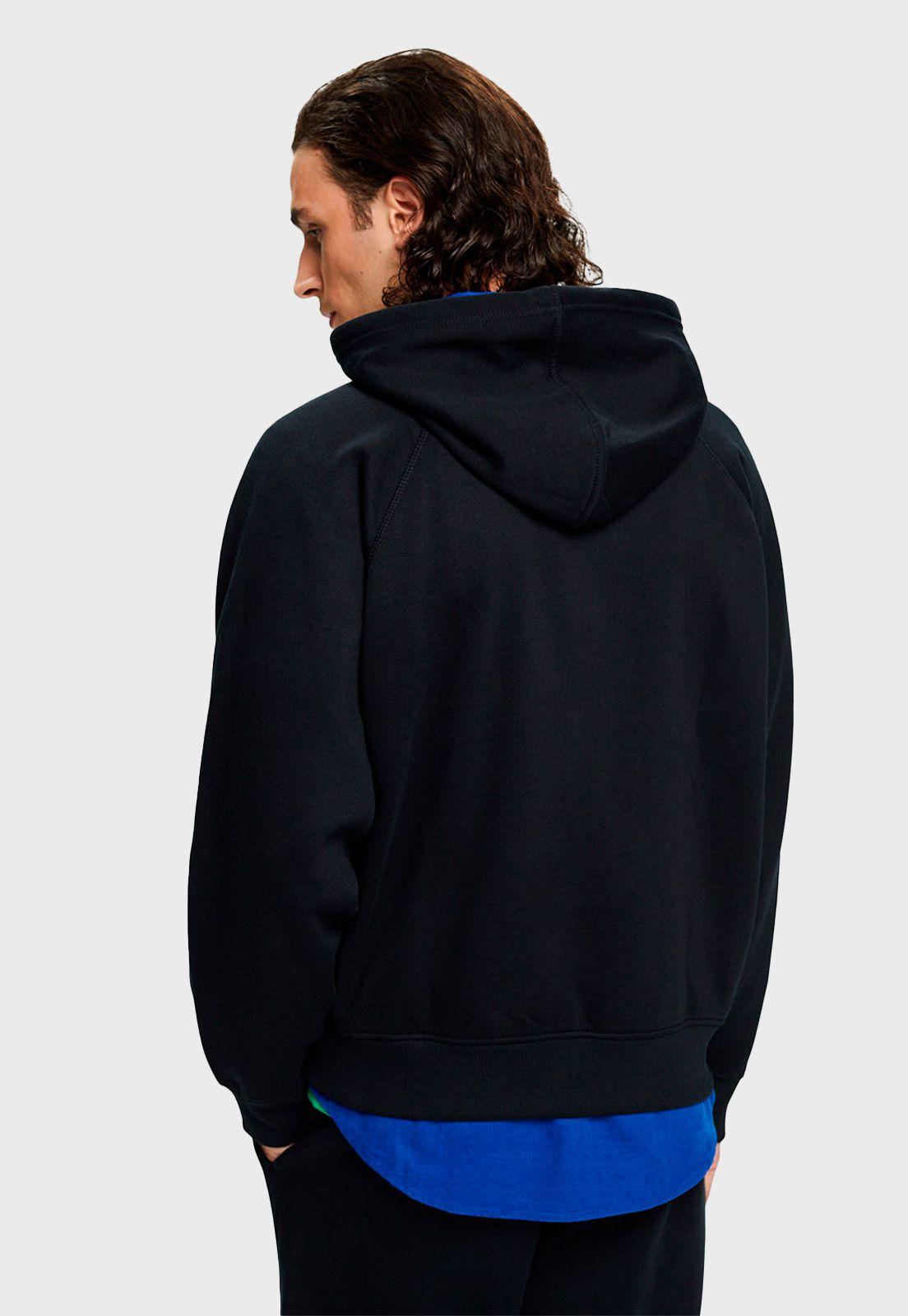 Polerón Con Capucha Bordada Con Logo Hombre Esprit-1