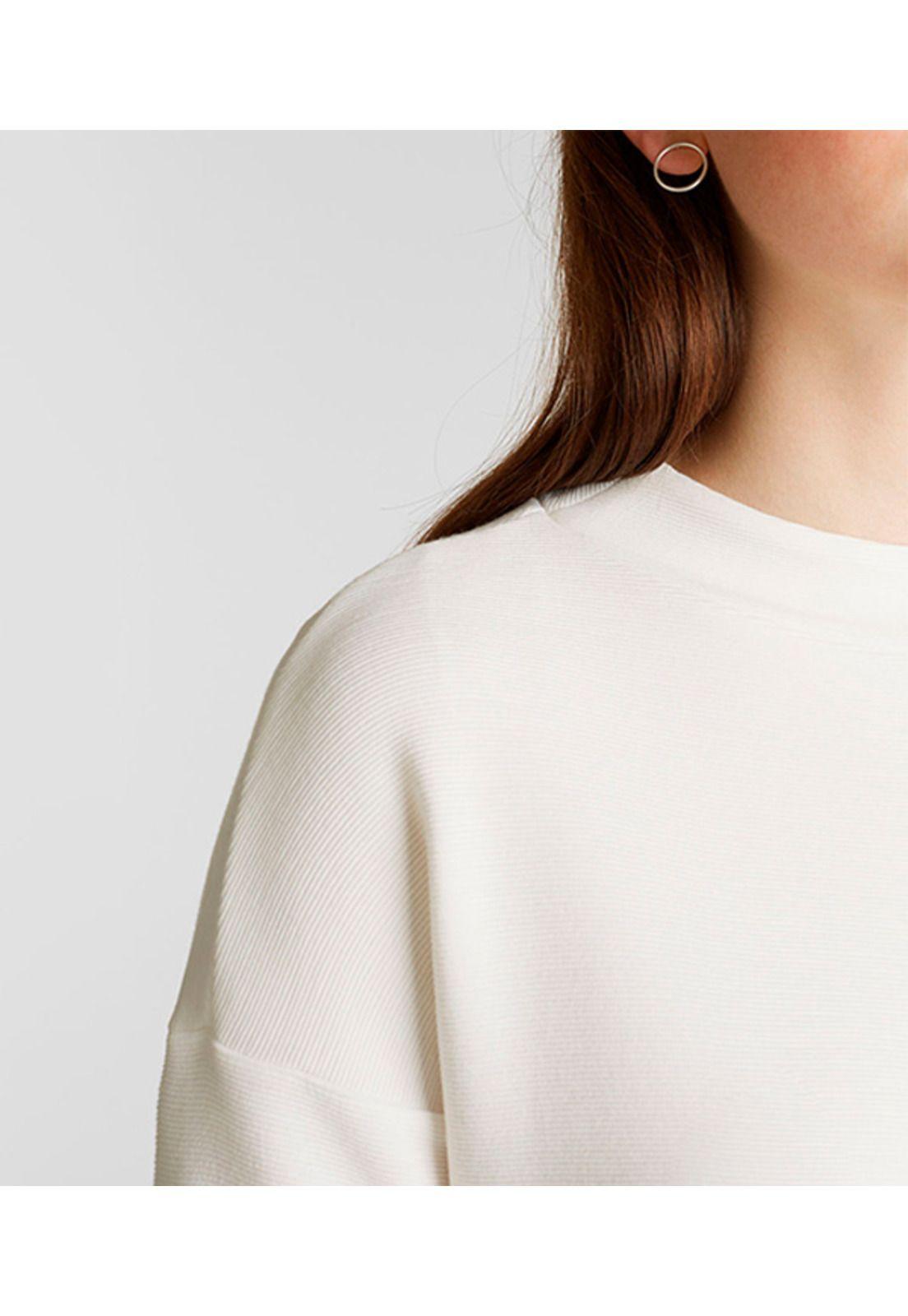 Sweater canalé cuello mao-2
