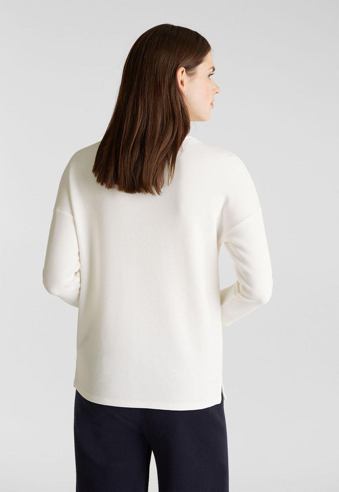 Sweater canalé cuello mao-5