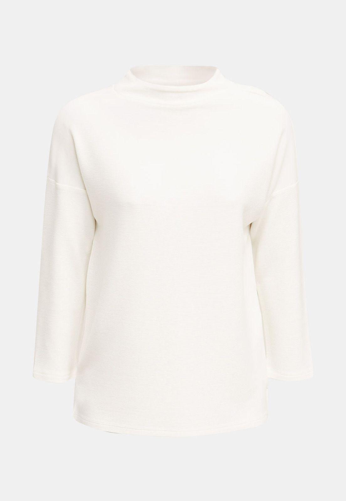 Sweater canalé cuello mao-7