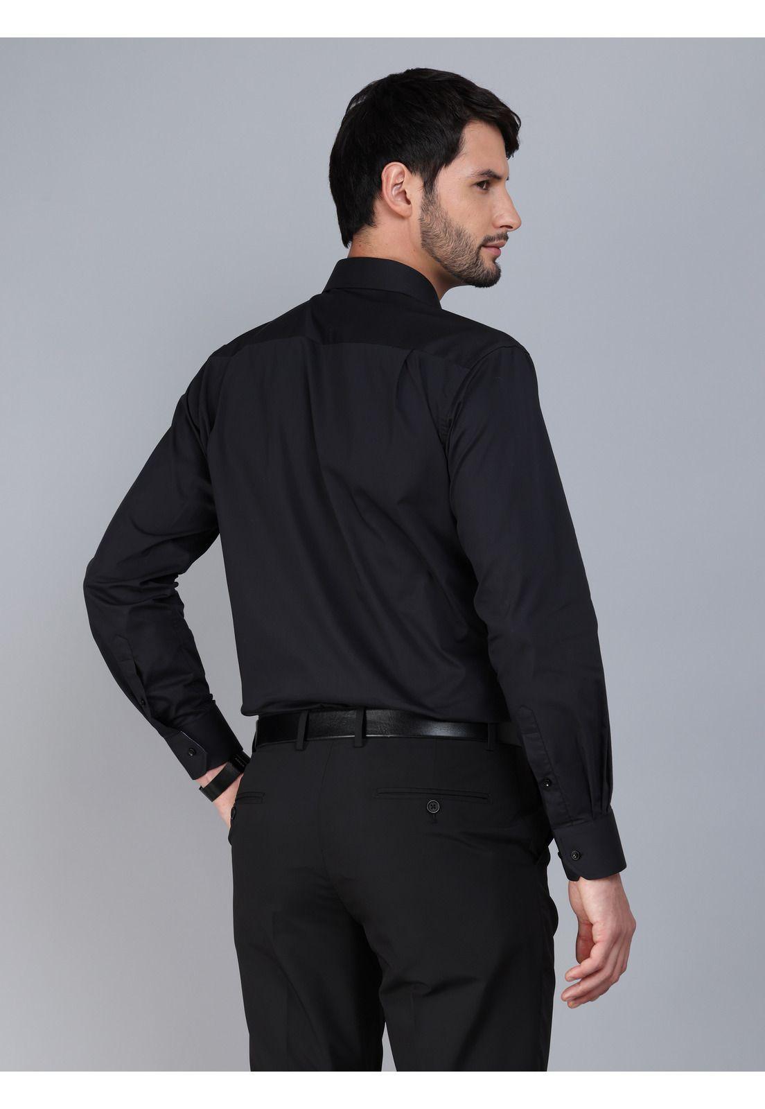 Camisa Formal Spandex Slim Fit Negro Arrow ARM0509NE-2