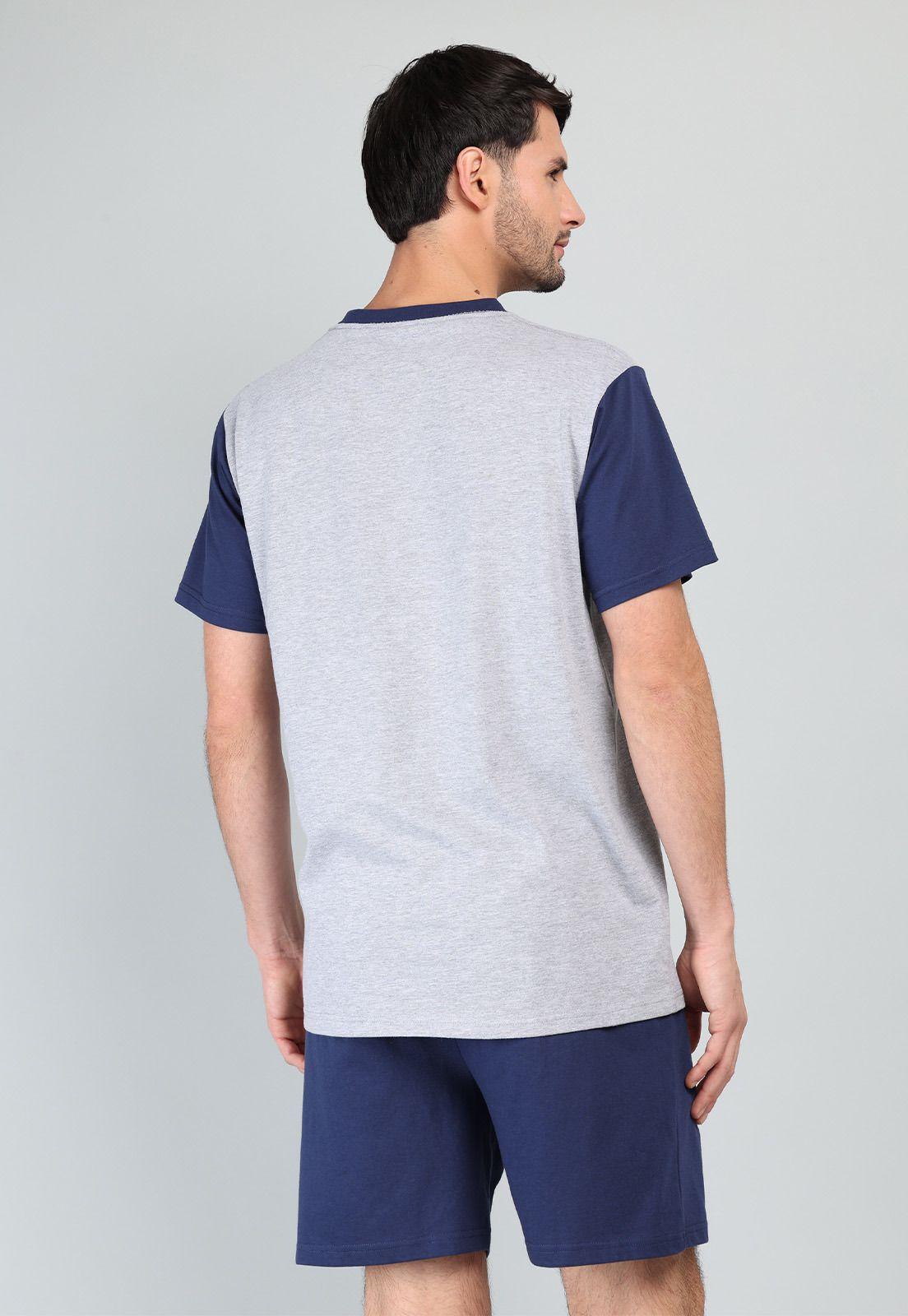 Pijama Corto Cuello Redondo Arrow P1V3207GR-1