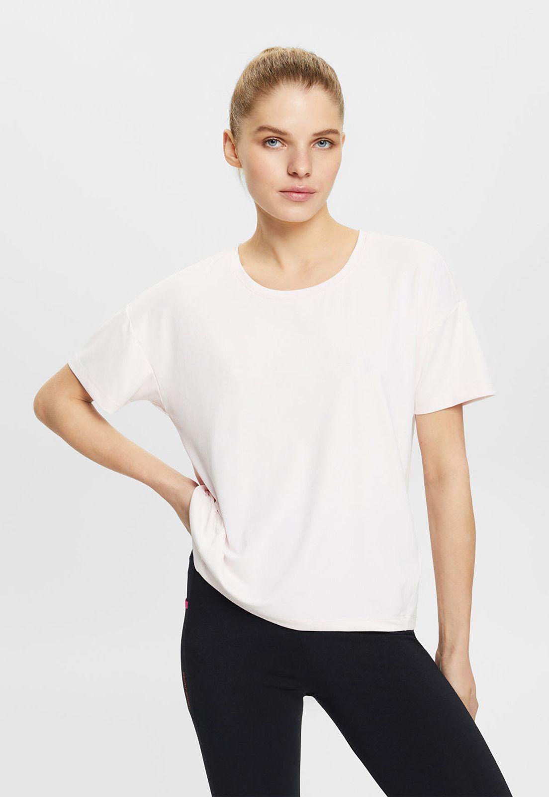 Polera Con Tecnología E-Dry Mujer Esprit Sport Rosa pálido-0