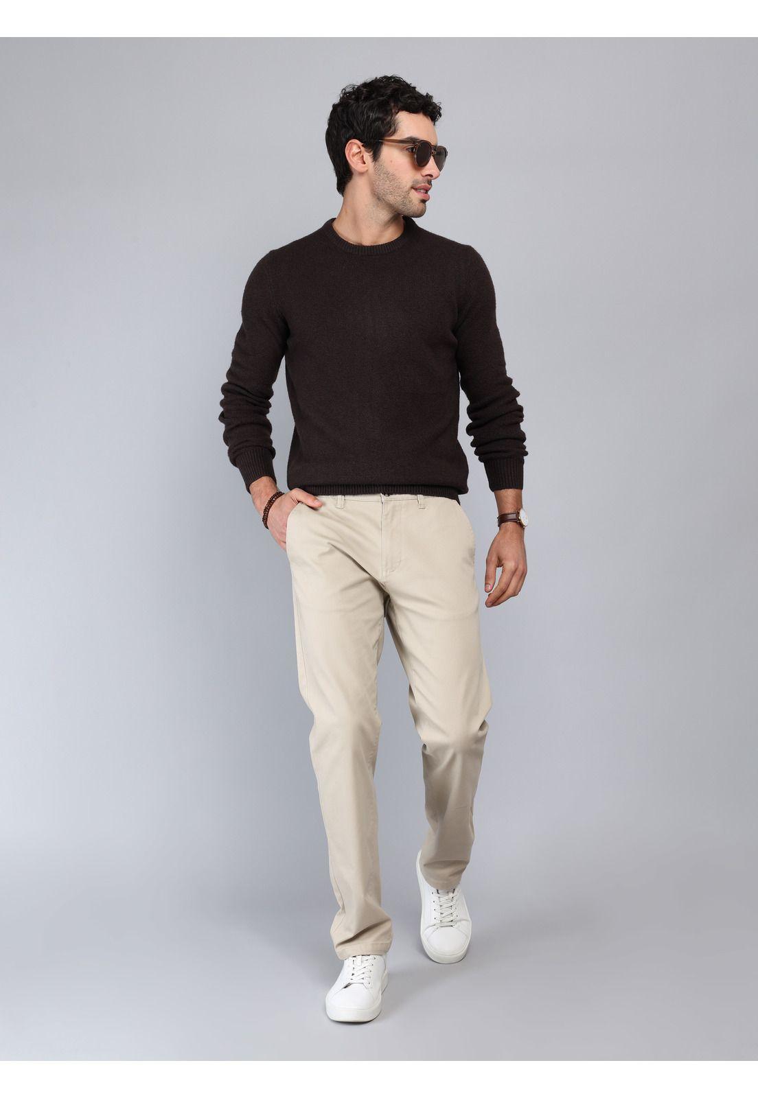Pantalón Chino Spandex Regular Fit Beige Piero Butti PBCIB11BE-3