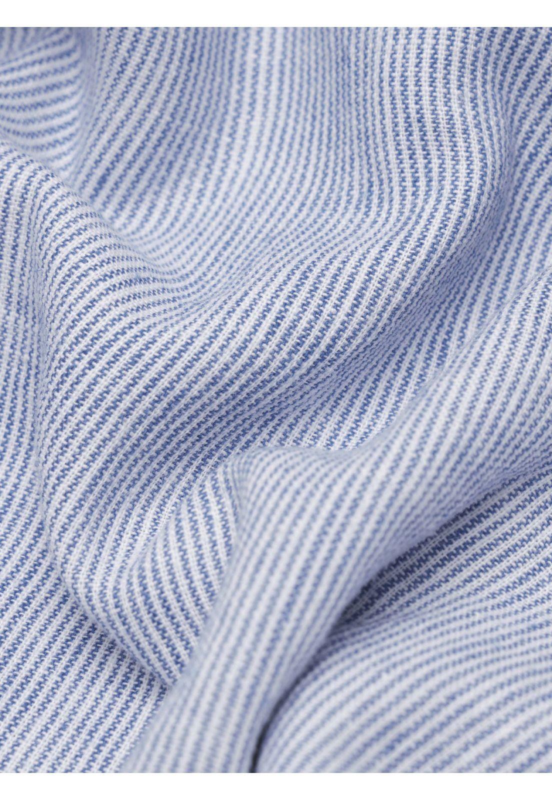 Camisa Lino-Algodón Regular Fit Azul Piero Butti PBDVF63AZ-5