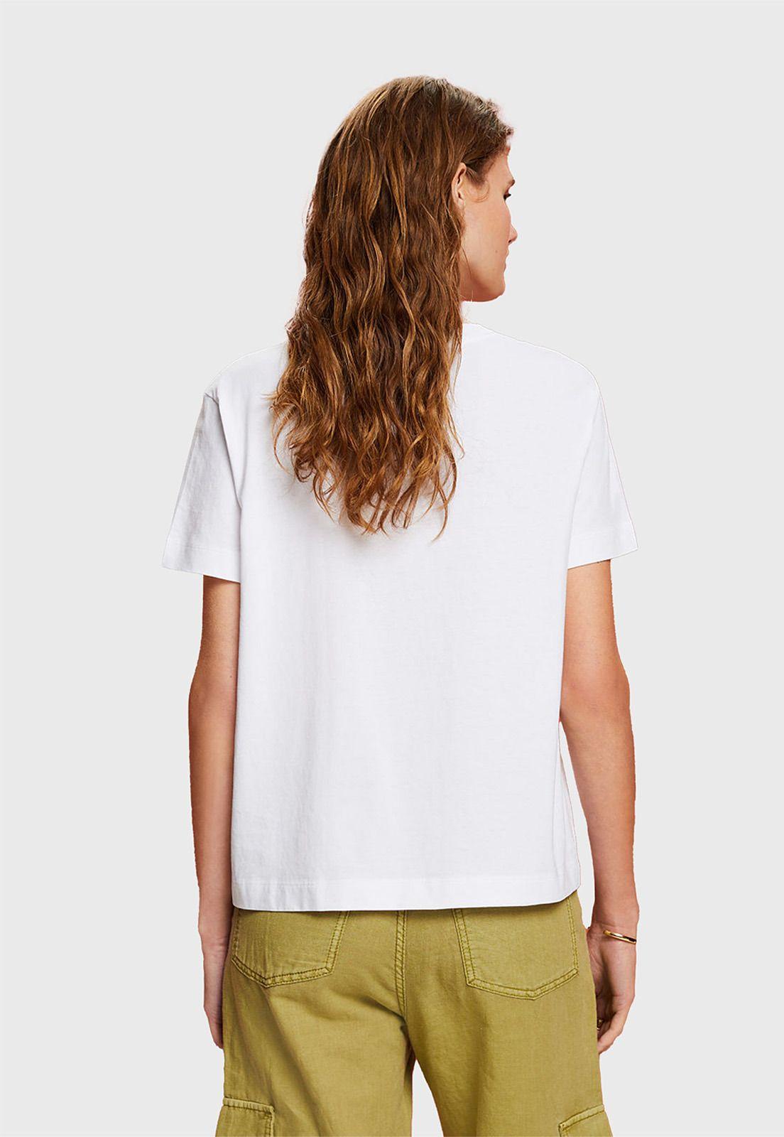 Polera Manga Corta Mujer Esprit Naranja-1