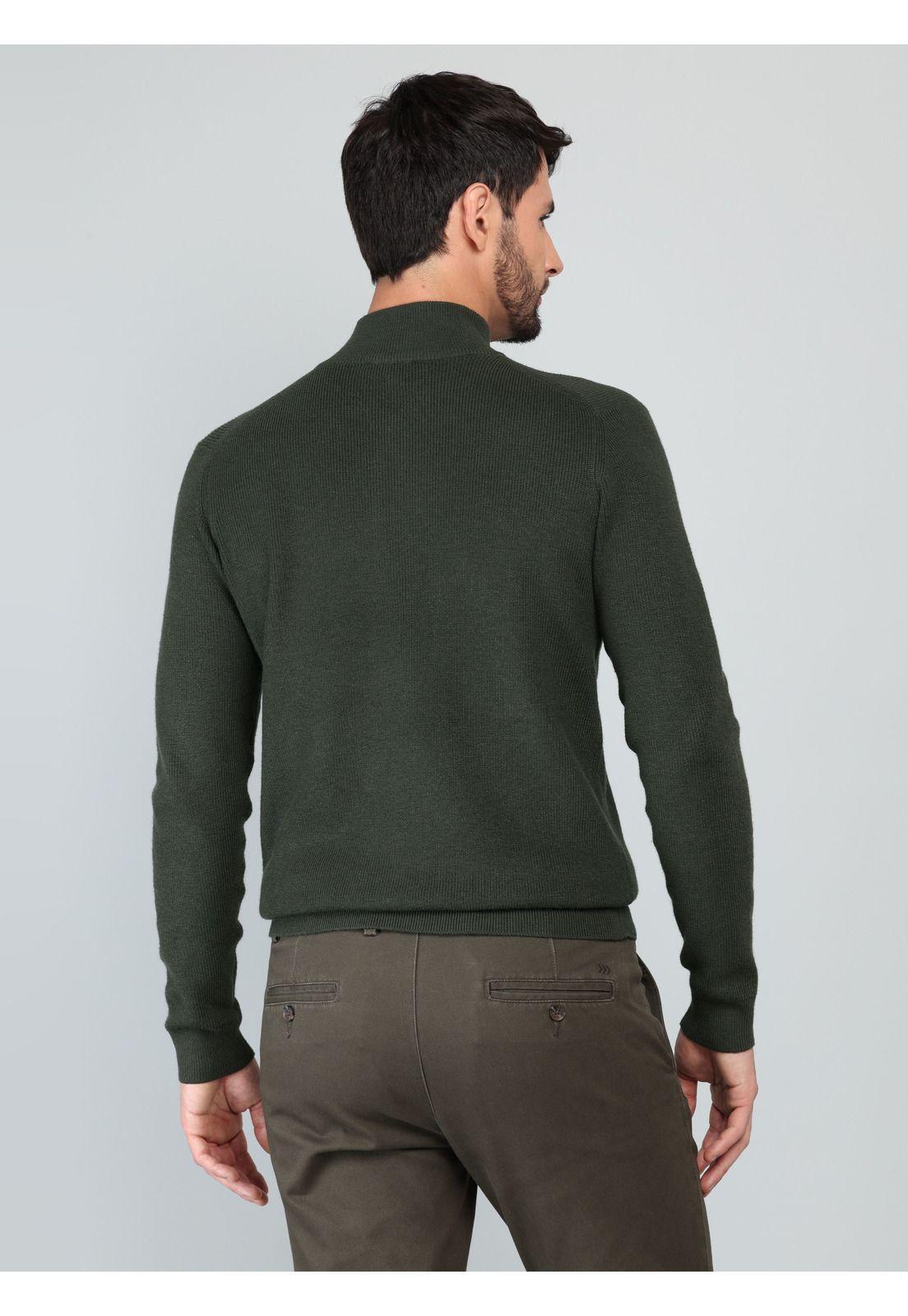 Sweater Cuello Alto Regular Fit Verde Arrow SW3350RVE-1