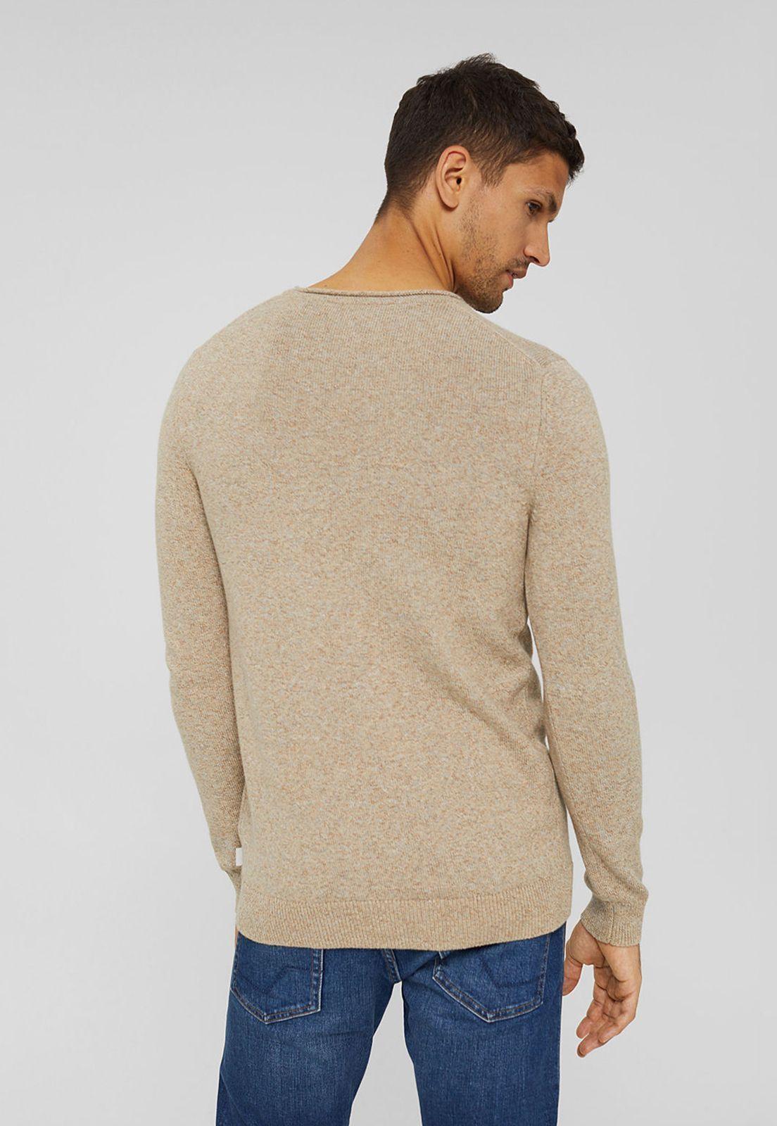 Sweater Jaspeado Esprit Azul oscuro-1