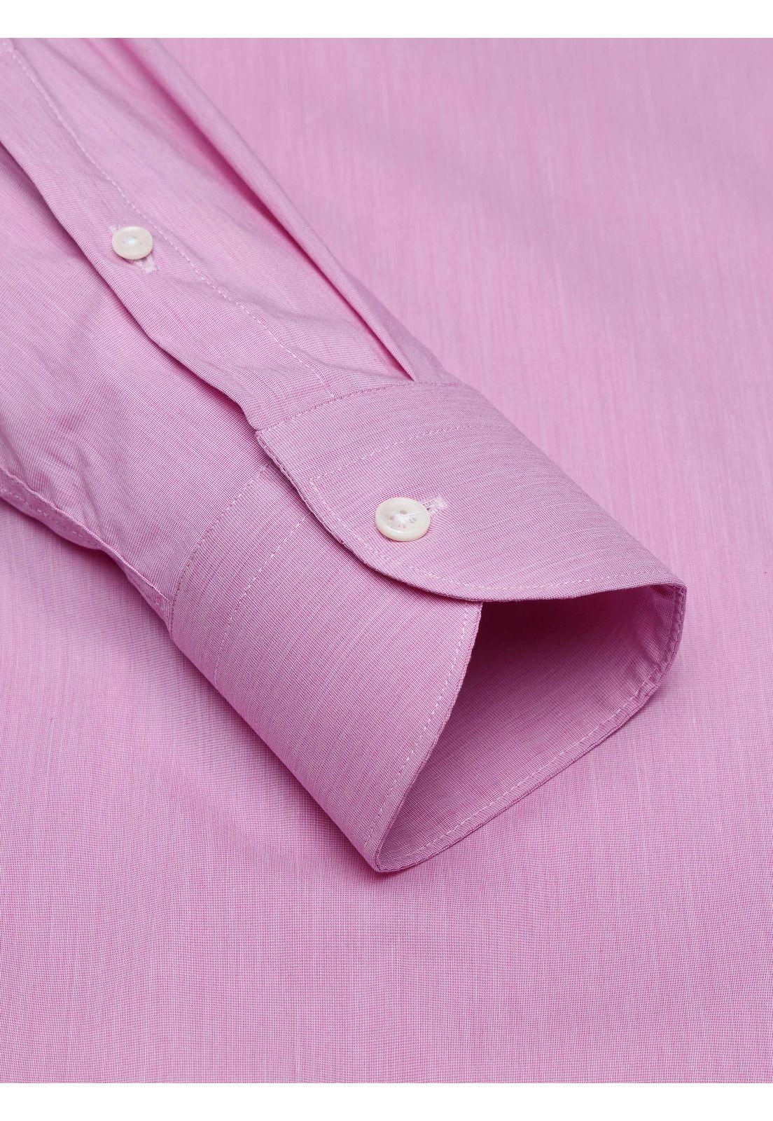 Camisa Lisa Spandex Slim Fit Fucsia Arrow CMI3411FU-5