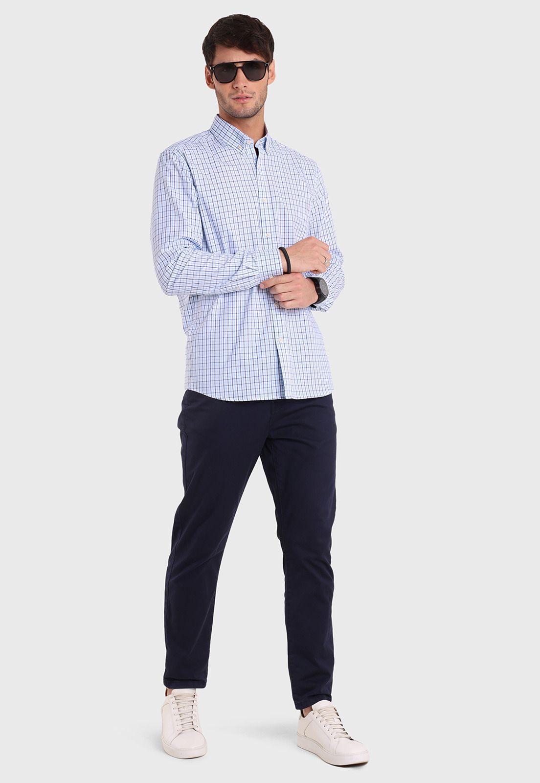 Camisa Oxford Cuadros Arrow-4