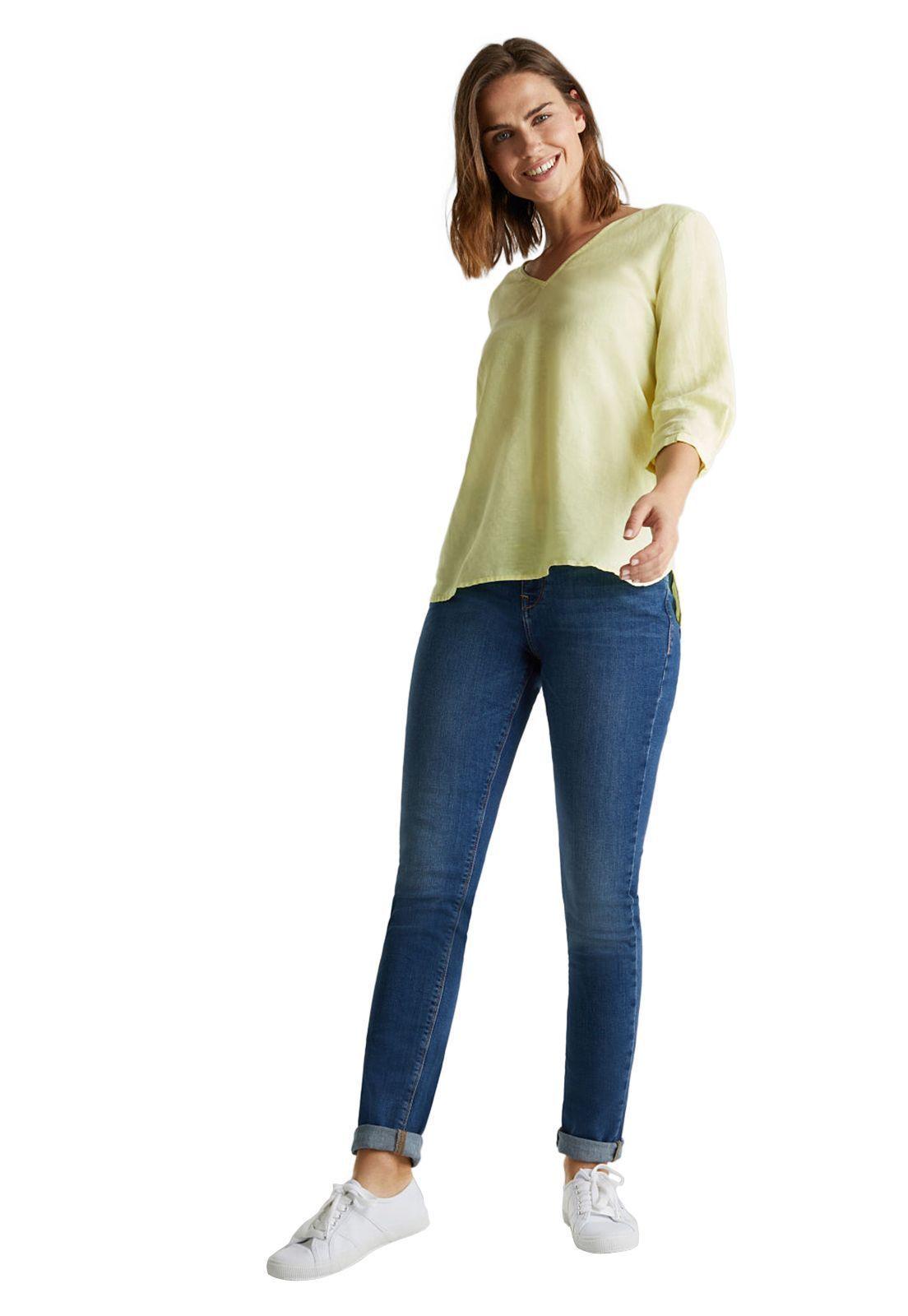 Blusa mangas tres cuartos-0