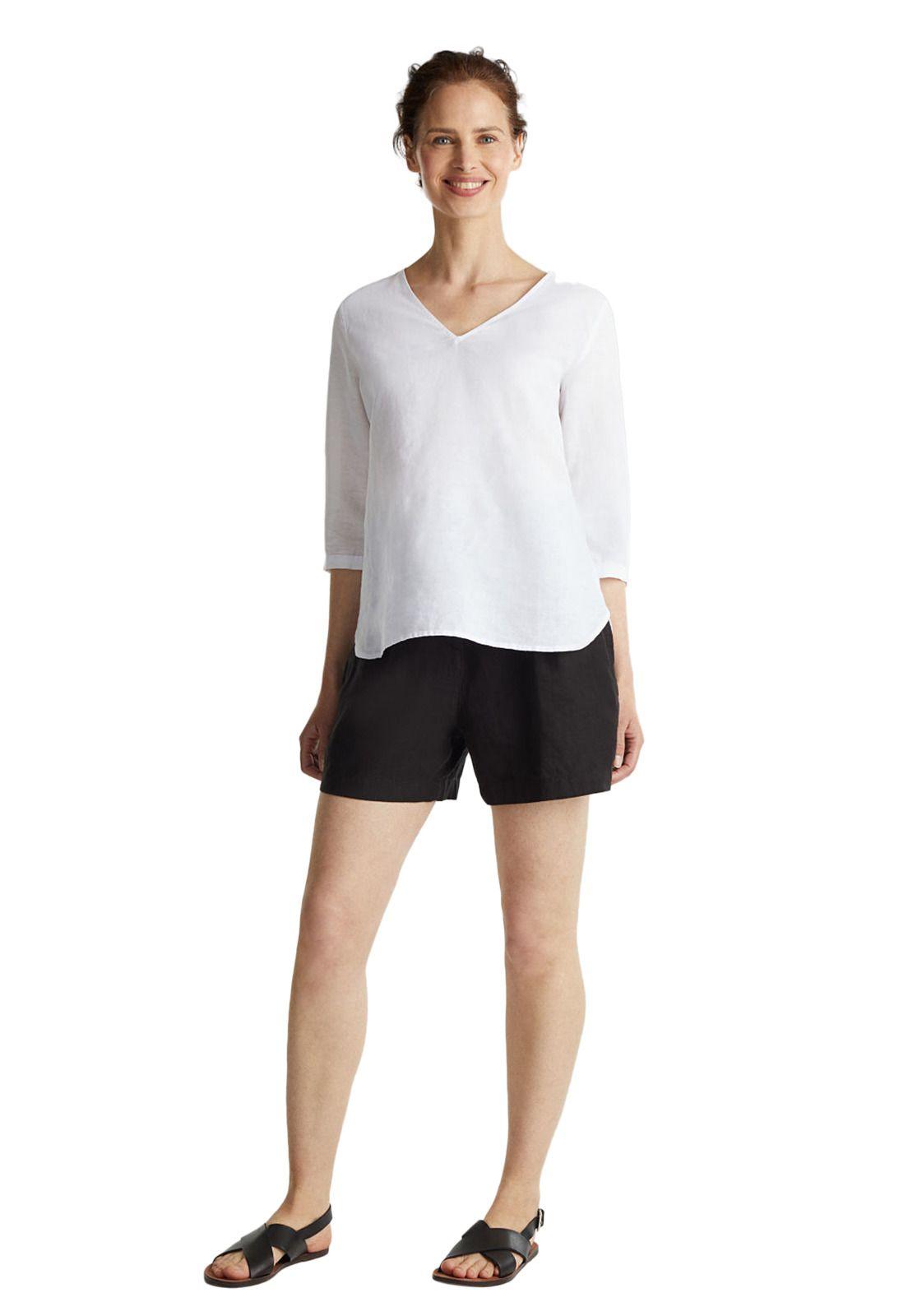 Blusa mangas tres cuartos-4