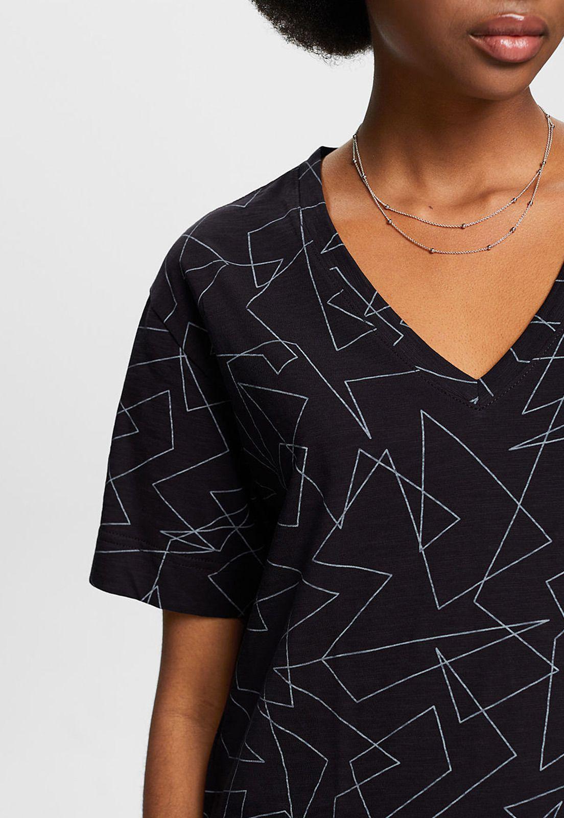 Polera De Algodón Maga Corta Mujer Esprit 034EE1K329-2