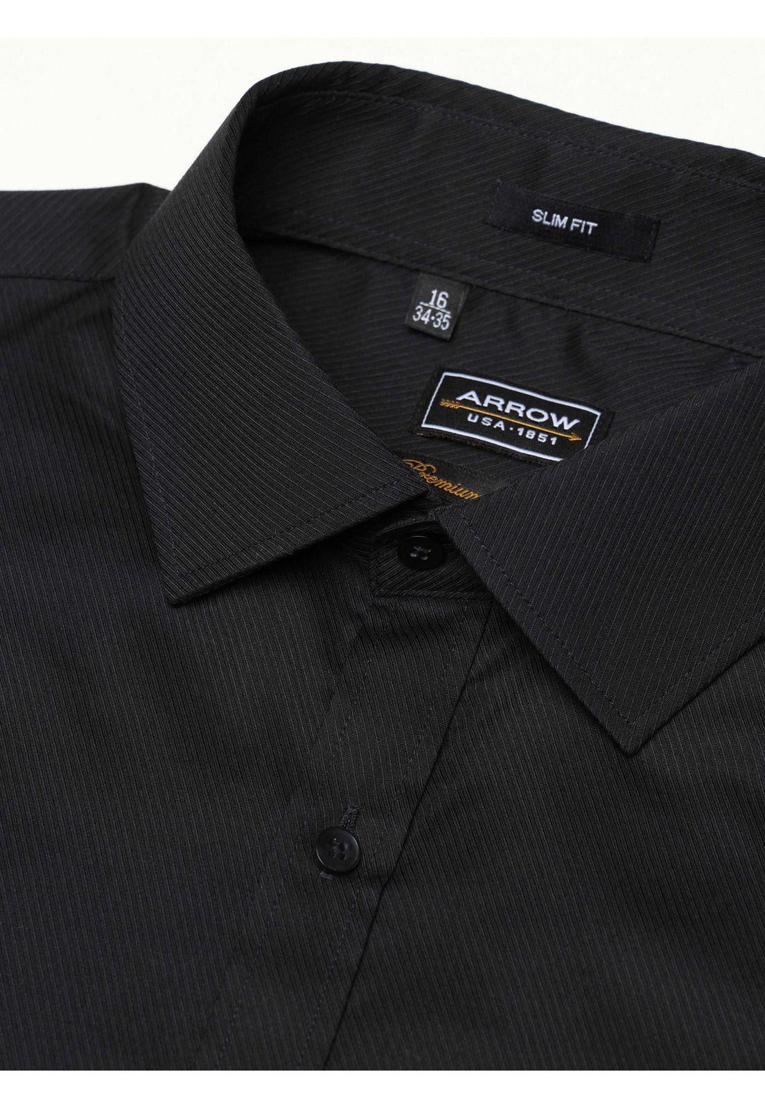 Camisa Formal Spandex Slim Fit Negro Arrow ARM0643NE-3