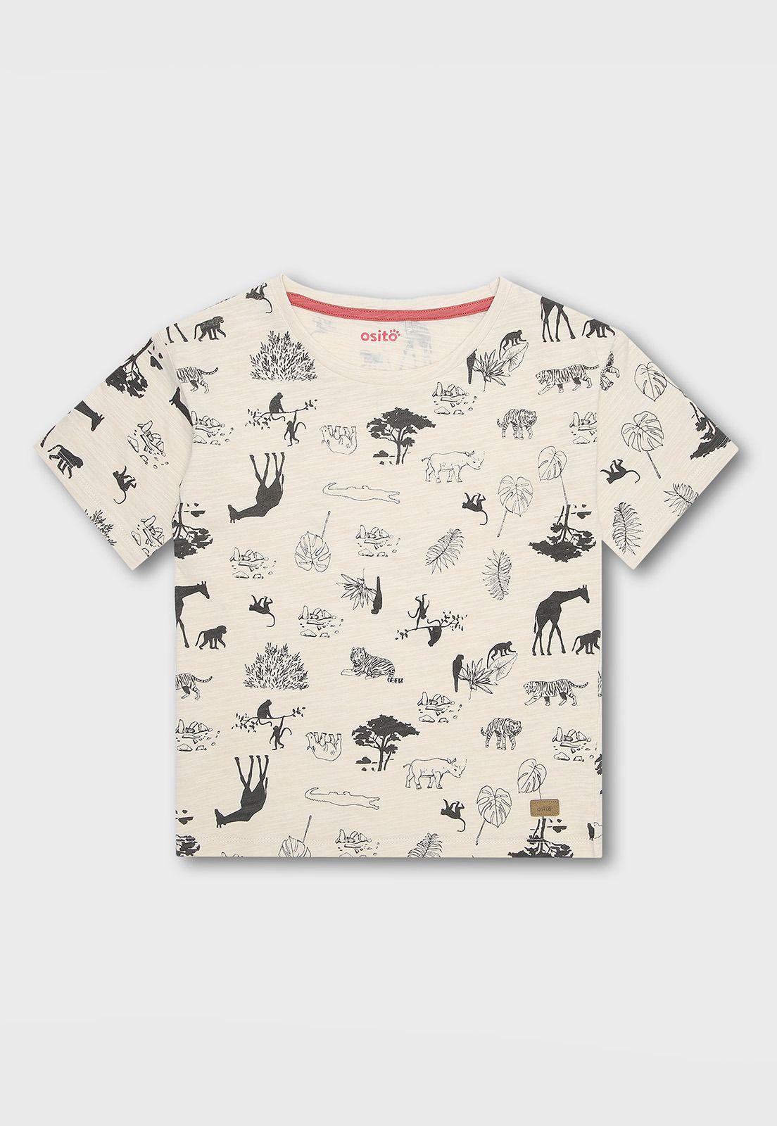 Polera Manga Corta Niño Osito POOV531BE-0