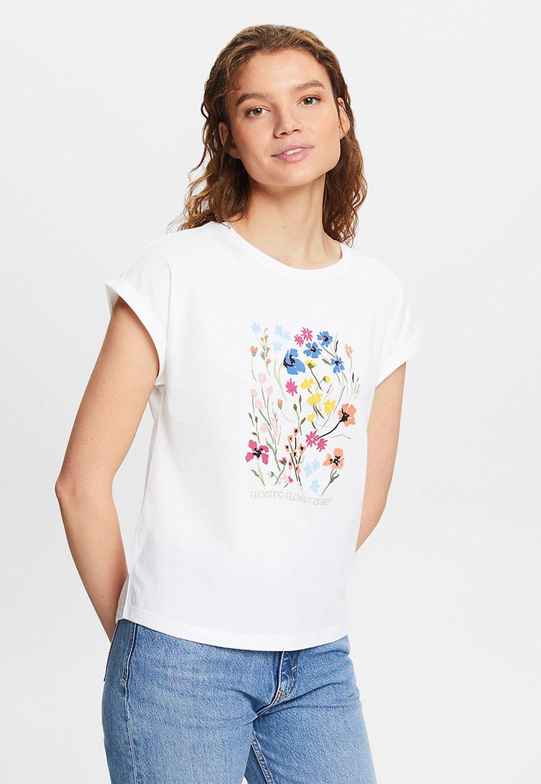 Polera Manga Corta Mujer Esprit 054EE1K383-0