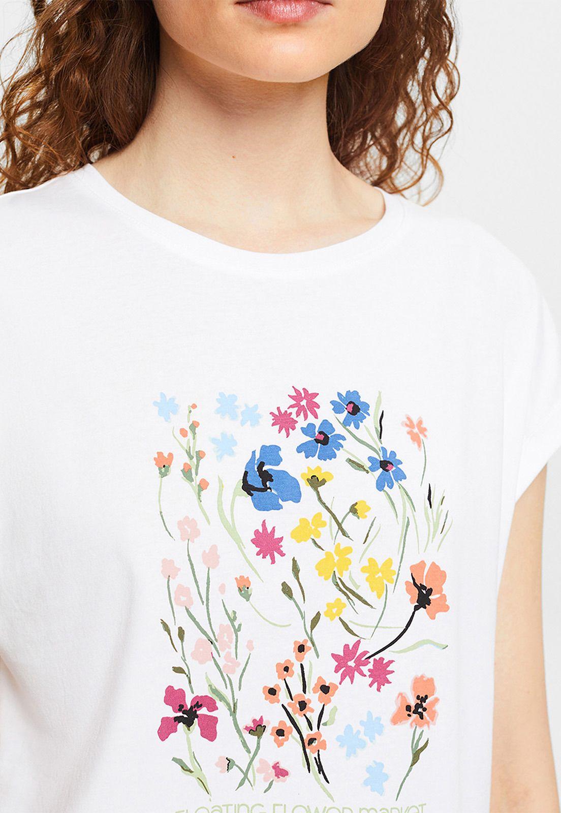 Polera Manga Corta Mujer Esprit 054EE1K383-2