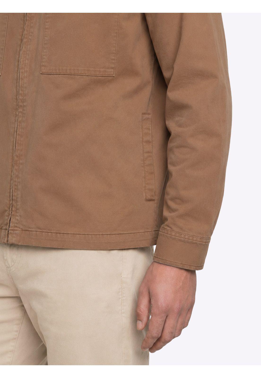 Chaqueta Stone Wash Regular Fit Taupe Piero Butti PBDVG30TA-4