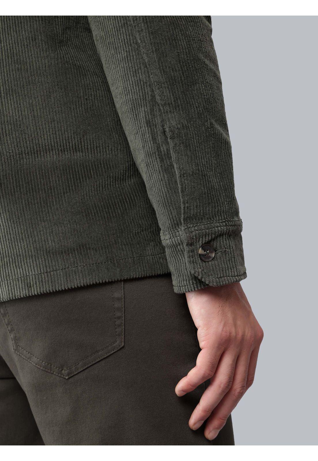 Chaqueta Cotelé Spandex Regular Fit Verde Arrow CA33040VE-4