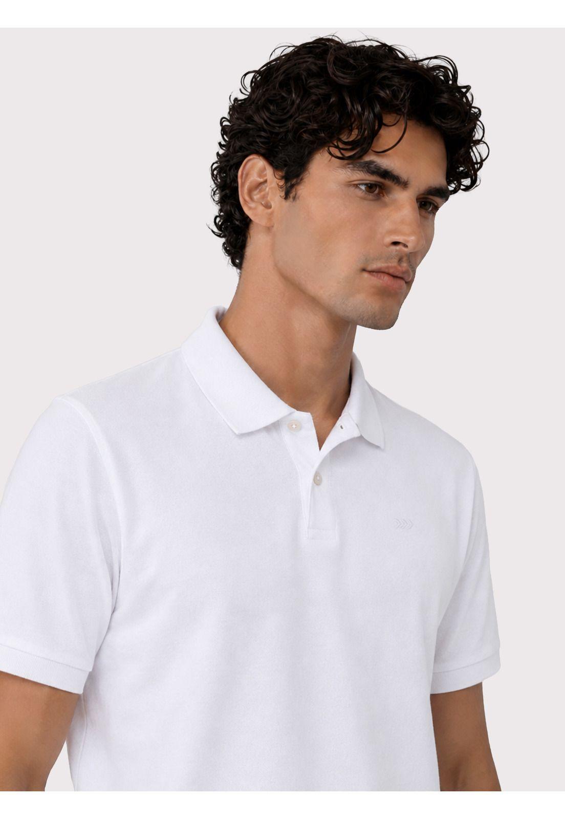 Polera Pique Regular Fit Blanco Arrow PO34030BL-2