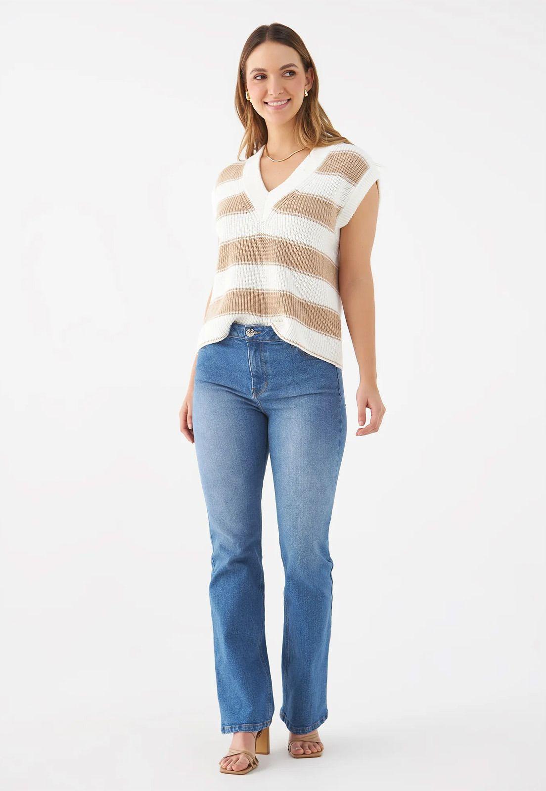 Sweater sin Manga Rayado Mujer Esprit 669F202-3