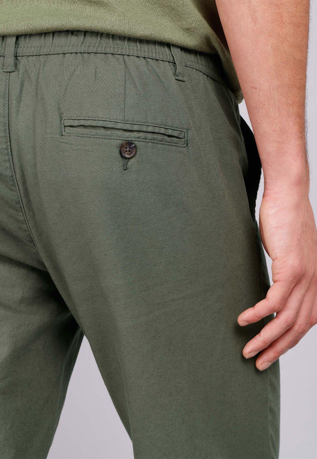 Pantalón Casual Lino Arrow PA32015OL-4