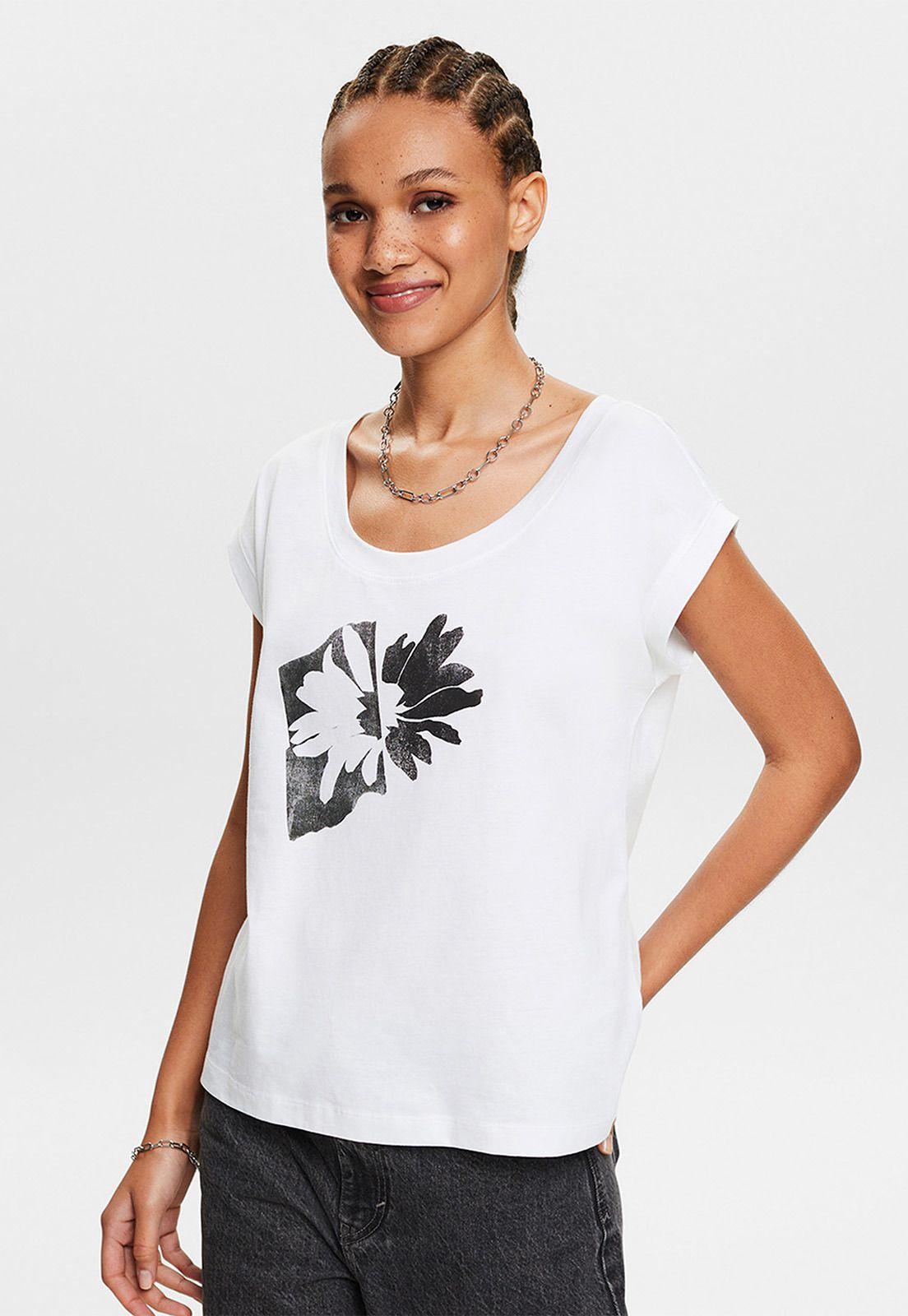 Polera Manga Corta Mujer Esprit 044EE1K311-0