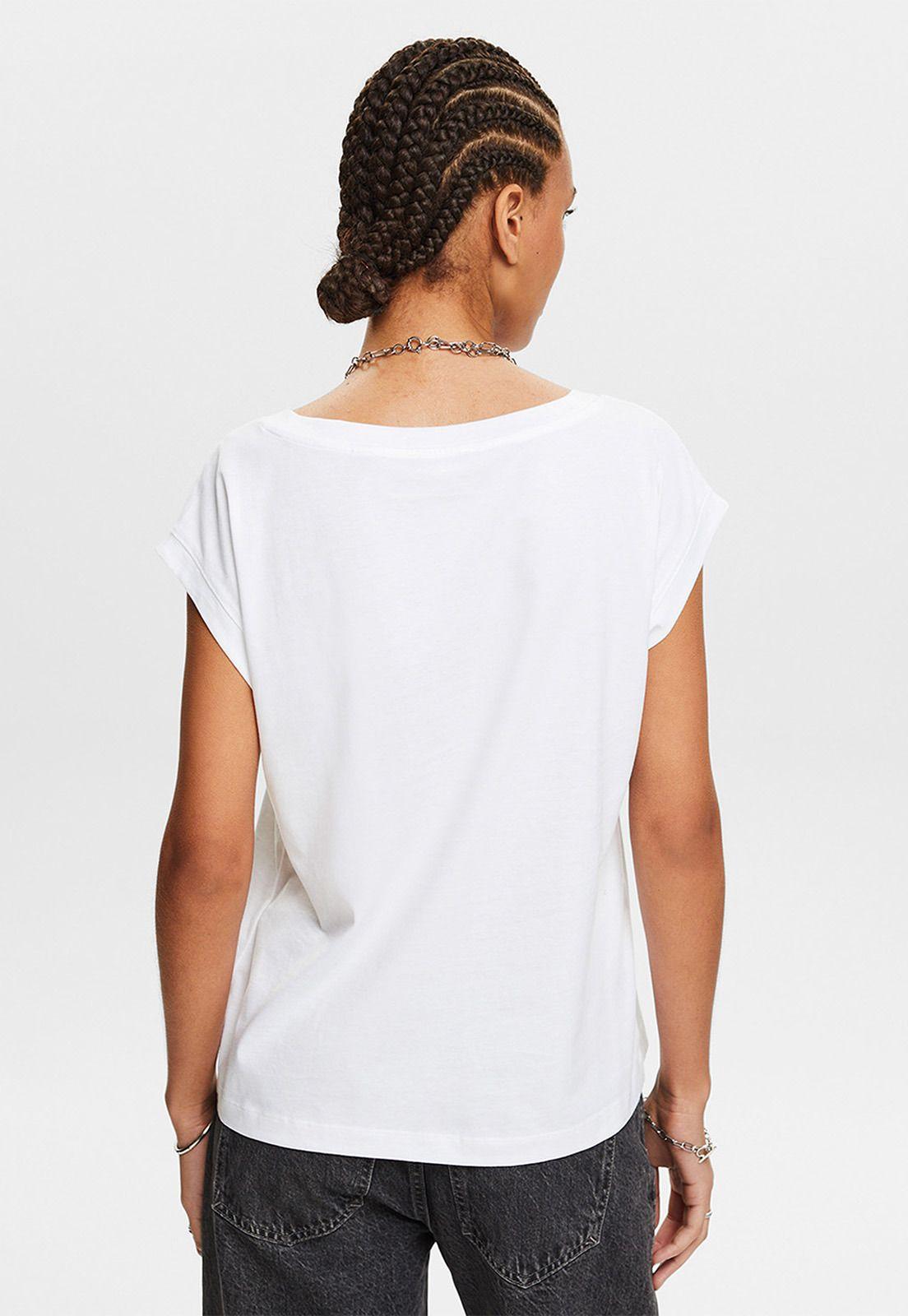 Polera Manga Corta Mujer Esprit 044EE1K311-1