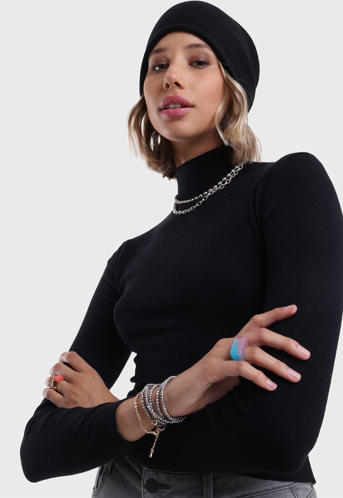 Sweater Cuello Alto Mujer Soviet-1