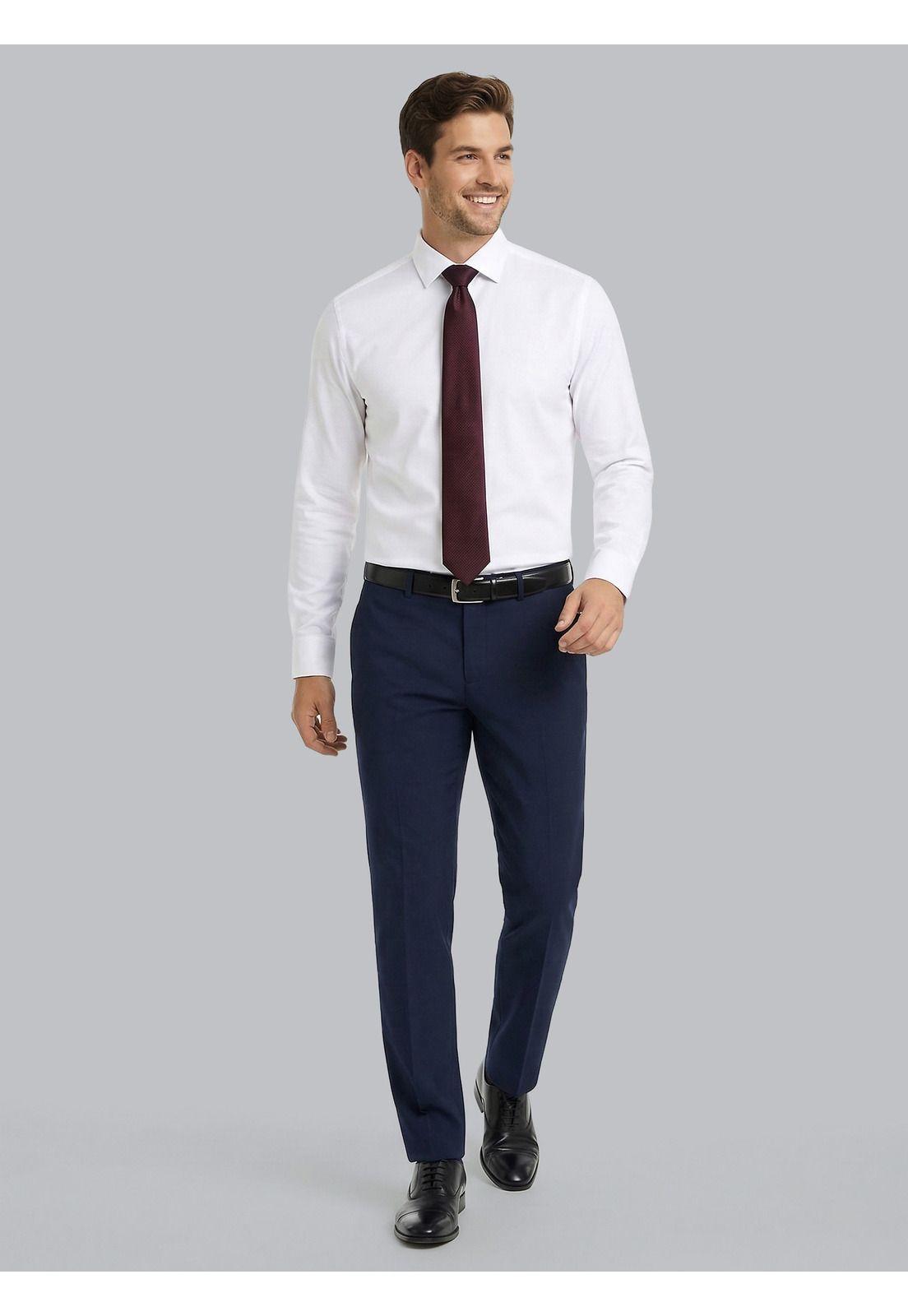 Camisa Formal Texturada Slim Fit Blanco Arrow ARM0542BL-3